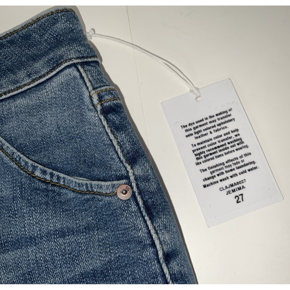 NWT Women's Joe's Jeans The Wasteland High Rise Denim Skirt Blue 27" X‎ 16" - Picture 4 of 7